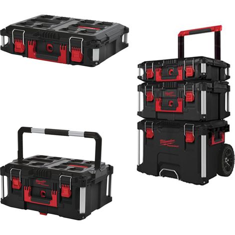 Trolley Portattrezzi Cassetta Portautensili Packout 3 IN 1 Milwaukee 4932464244