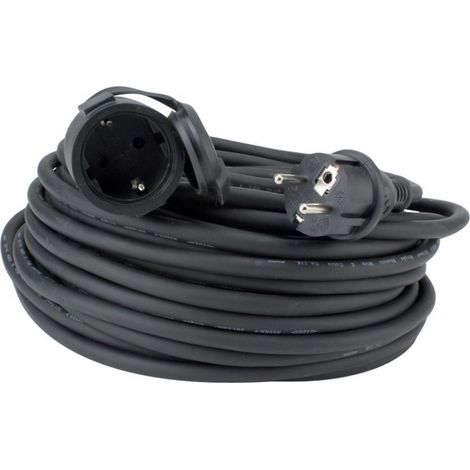 Alargador caucho H05RR-F 3G1,5 25m negro