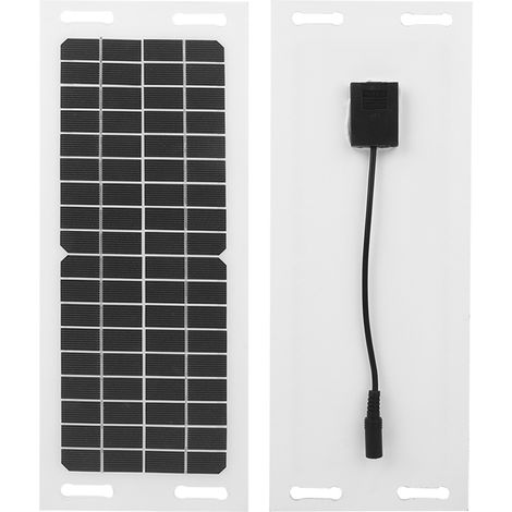 Flexibles Solarladegerät aus monokristallinem Silizium für das Auto mit 3 Meter Ladekabel, 18 V, 5 W (1/5)