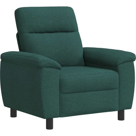 Canapé Vert foncé 95 x 90 x 95 cm Tissu vidaXL (1/5)