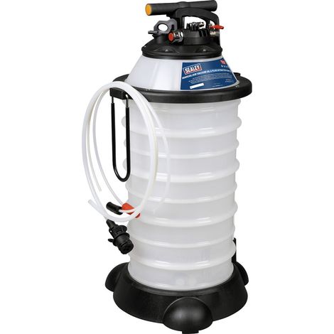 Sealey TP6909 Manual/Air Vacuum Oil & Fluid Extractor Pump 18L (1/5)