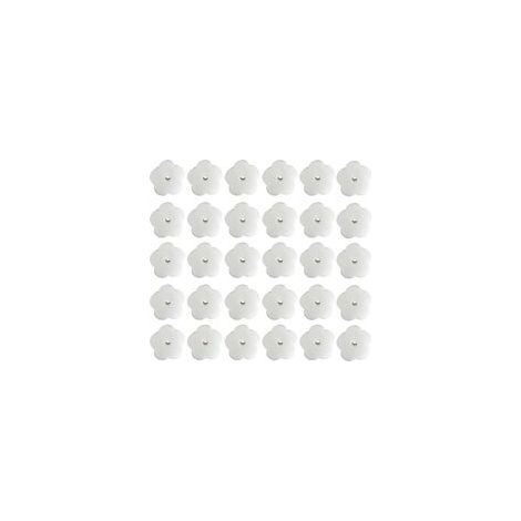 30 Pièces de Filtres en Forme de Fleur Blanc pour Absorber L' dans la Piscine ou Le Bain à Remous (1/5)