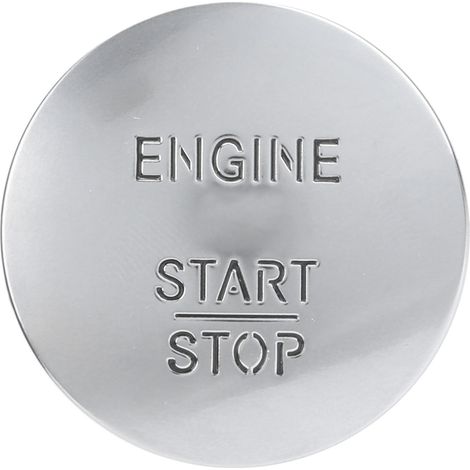 Bouton De Demarrage Du Moteur - Alliage D Aluminium Et ABS - Pour Mercedes-Benz CL550 CLS350 E350 GL350 GL450 GLK350 ML350 S550 SL500 SLK200 SLK350 2010-2014 - 1 Piece (1/5)