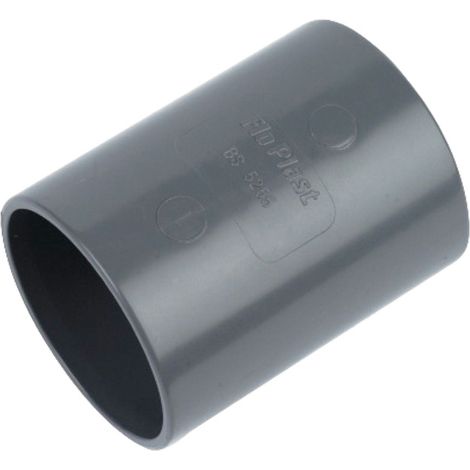 FloPlast ABS Solvent Weld Coupling 40mm Grey - High Quality (1/2)