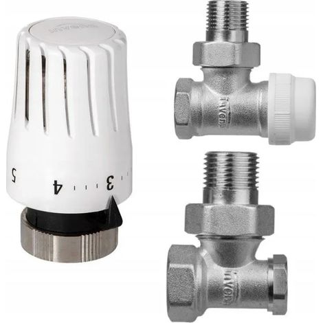 Valvola termostatica Invena mini 2 prov protezione gelo (1/3)