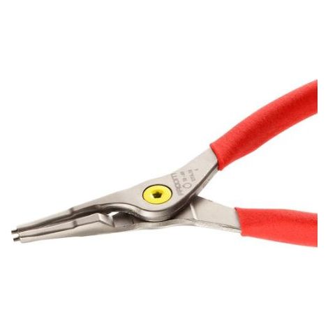 Pince frontale pour circlips avec embout de serrage extérieur droit Ø 3,2 mm largeur de bague 85 - 200 mm