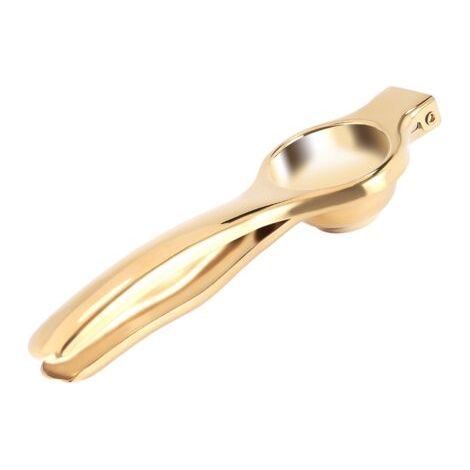 Manuelle Zitronenpresse, Edelstahl-Zitronenpresse, Zitruspresse mit Griff, Gold (1/5)