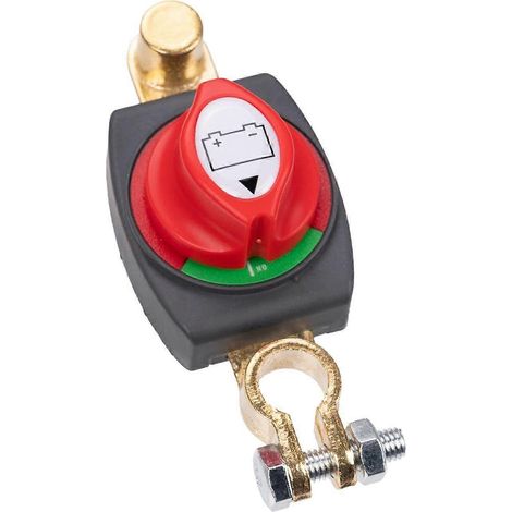 Bloc de bornes supérieur avec disjoncteur de batterie haute performance 12 V, compatible avec les automobiles, les navires, les camping-cars et les véhicules tout-terrain. (1/3)