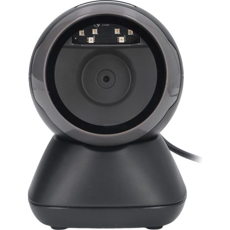 Lecteur de codes-barres de bureau filaire USB, scanneur de QR code pour caisse de supermarché et paiement, 5V DC (1/5)