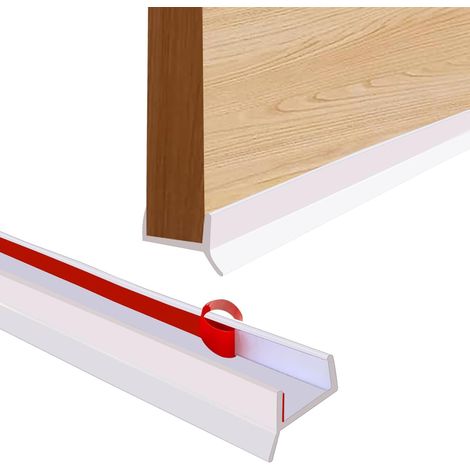 Joint de profilé de plinthe de cuisine, joint de profilé de plinthe en caoutchouc silicone pour épaisseur de bois de 15 mm 16 mm 17 mm, profil d'étanchéité pour plinthe de cuisine (1/5)