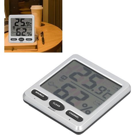 Wireless Digital Thermometer Hygrometer for Indoor and Outdoor Use in Baby Rooms (TSWS07C1) (1/5)
