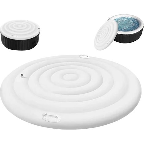 Aufblasbare Whirlpoolabdeckung - Runde aufblasbare Whirlpoolabdeckung mit (1/5)