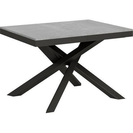 Tavolo Allungabile 120-224x90x80 cm Volantis Evolution Cemento (1/4)