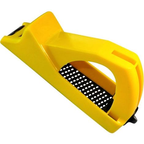 Plasterboard Planer/Rasp 145x40mm Universal - Abrasive Plasterboard Hand Tool for Smoothing Plasterboard/Gypsum Board - Filing/Grating/Planing - Plastic Handle (1/2)