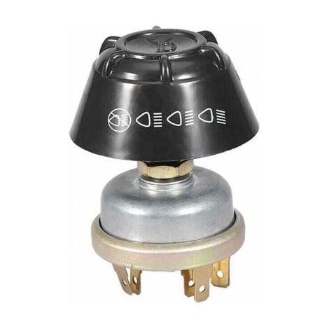 Aiperq – Commutateur tracteur 12V étanche – Bouton-poussoir métal pour klaxon/lumière – Compatible Massey Ferguson et autres modèles (1/4)