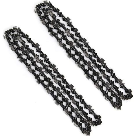 Chaînes Tronçonneuse Authentiques - Rotatech 16" 59 Maillons - Longueur 40 cm - Titane Électrique (Lot de 2) (1/5)