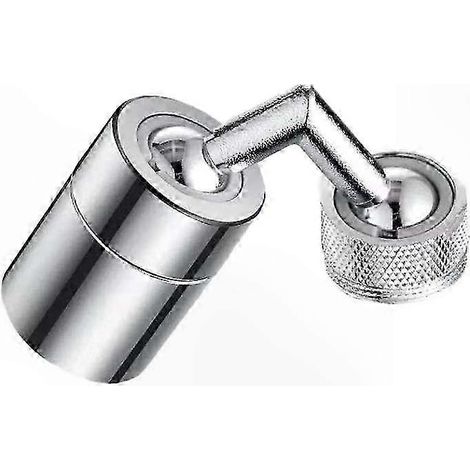 Mitrateur de robinet rotatif 720° - Aérateur de pommeau de robinet pour cuisine et salle de bain, filtreur à rotation complète (1/5)
