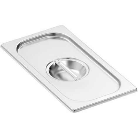 Couvercle pour Bac gastronorme Inox - GN 1/6 - Matériel CHR Pro