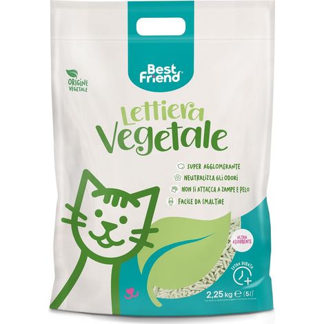 Litière végétale pour chats de 5 L longue durée Sable naturel et super agglomérant. Peut être nettoyé dans les bios ou les toilettes. Neutralise les odeurs et ne colle pas aux pattes (1/5)