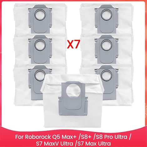 Sacs à poussière de rechange pour aspirateurs robots Q5 Max+ / S8+ / S8 Pro Ultra / S7 MaxV Ultra / S7 Max Ultra (1/5)