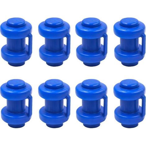Sunshine smile Capuchons De Pôle De Trampoline,Capuchons de poteaux pour poteaux de Filet de Trampoline, Casquettes de Trampoline,Filet de Sécurité Pièce de Rechange, Casquette de pôle