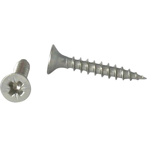 Vis bois Inox A2 Tête fraisée Pozi N°1 2.5X16 microvis-1 pièce