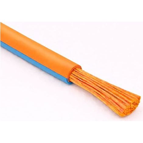Cavo Filo Unipolare H05V-K sez. 0,35 mmq Arancio/Blu