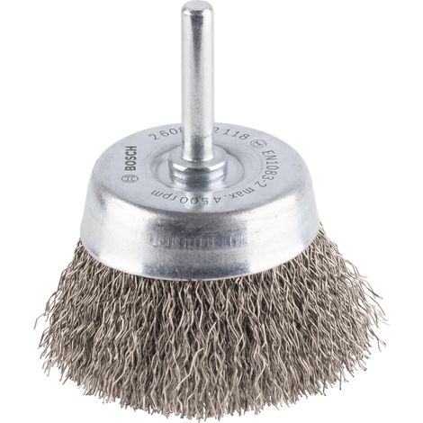 Bosch Brushing PRO Stainless Steel clean Cup Brush Straight Shank 60 x 0.3mm