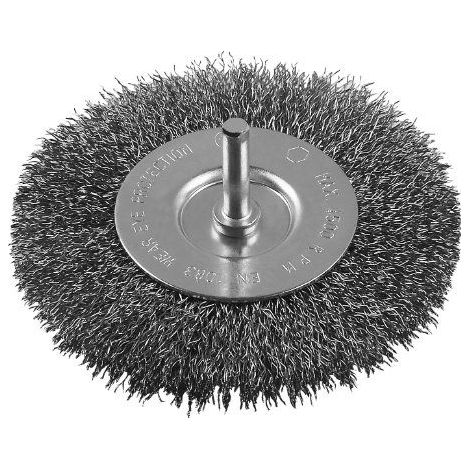 Bosch Accessories Spazzole a disco per trapani - filo ondulato, 100 mm Ø gambo 6 mm 2609256532 1 pz. (1/3)