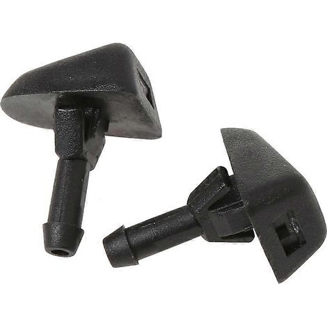 Lot de 2 tuyaux de lave-glace universels pour pare-brise avant de voiture, avec valve et buse en plastique résistant à l'usure. (1/5)