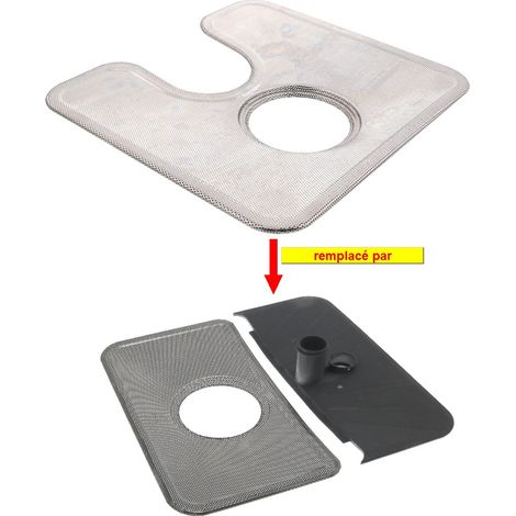 TELEFUNKEN, FILTRE Lave-Vaisselle METAL FOND CUVE 250240 remplace par FILTRE METAL+SUPPORT BRAS