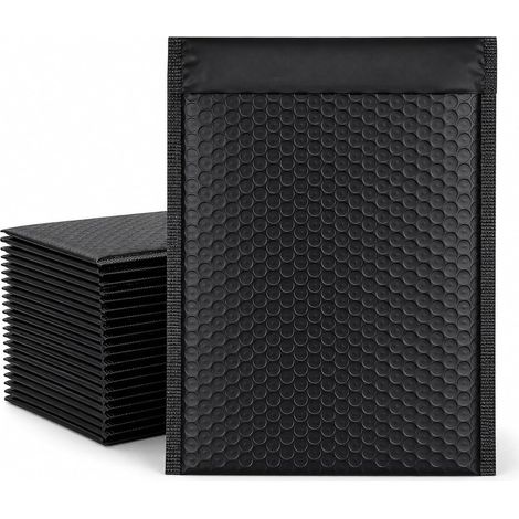 Pack of 30 Padded Envelopes 10.5 x 15 Inches/216 x 381 mm Waterproof Expedition Envelopes – Black (1/5)