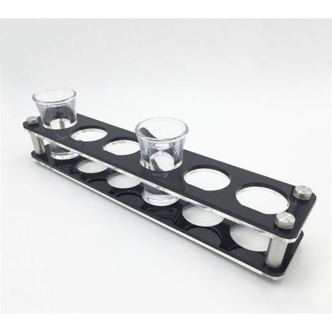 1 Support de verre Acrylique, 6 grilles, Durable, Facile à nettoyer, Pour cuisine (1/5)