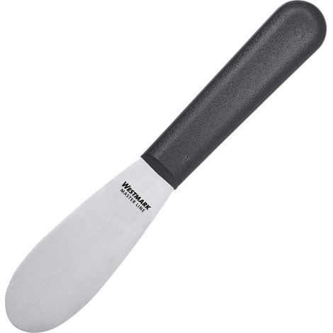 Westmark Coltello Professionale per Burro, Dimensioni Lama: 3,3 x 8,5 cm, Lunghezza: 18,5 cm, Acciaio Inossidabile/Plastica, Master Line, Nero/Argento, 13572270 (1/4)