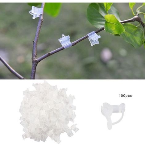 [NEVER USED] 100 Pcs Plant Support Clips Grafting Clips for Trees Vegetables Fruits Garden Tools