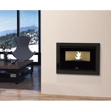 Insert à granulés Bruno-Slim 10kW - Sans (1/5)
