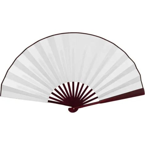 Filiyano-Ventilateur - Couleur unie - Très grand 33 cm - Blanc