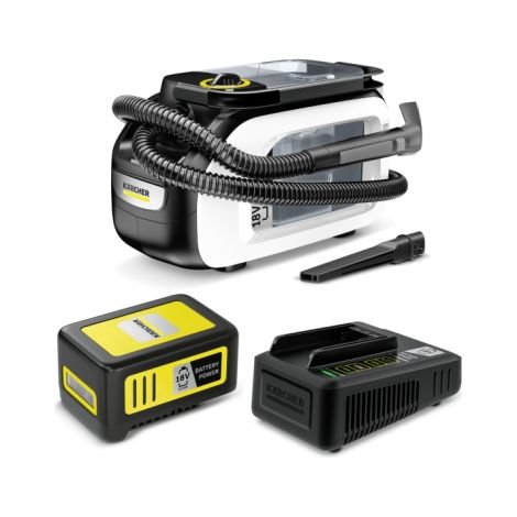 Kärcher SE 3-18 Compact Limpiadora de alta presión o Hidrolimpiadora Compacto Batería 184 W Negro, Blanco