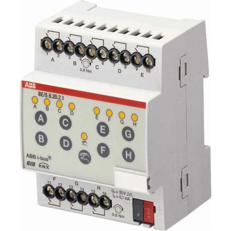 [NEUWERTIG] B-Ware Abb Stotz S&J Binäreingang Eingangsmodule Knx 8fach Reg Handbedienung Le Ds