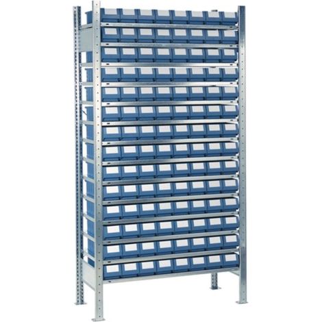Ripiano a innesto H2000xL1000xP500mm ripiano aggiuntivo 14 ripiani in acciaio 112 x 7 (1/2)