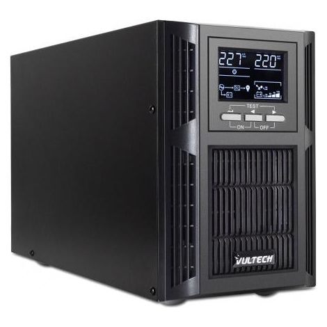Vultech GS-1KVAS REV 2.4 Unterbrechungsfreie Stromversorgung (USV) Doppelwandler (Online) 1 kVA 1000 W 3 AC-Ausgänge