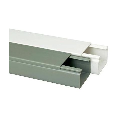 Heidemann 09982 canaleta para cables blanco puro 2000x60x40 mm