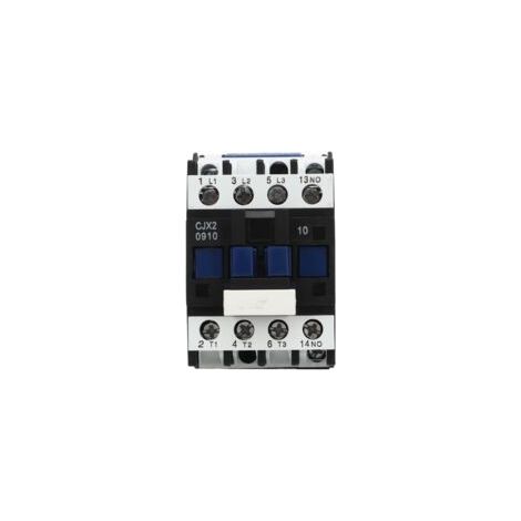 Contacteur électrique triphasé CJX2 0910, 9 A 220 V CA, contacts argentés, montage sur rail DIN pour moteurs (1/5)