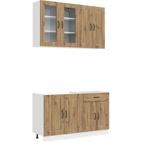 Kitchen Unit KALMAR 4 pcs Artisan Oak Engineered Wood vidaXL