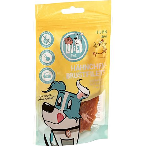 Lov&Ed Hähnchenbrustfilets für Hunde, 80 g