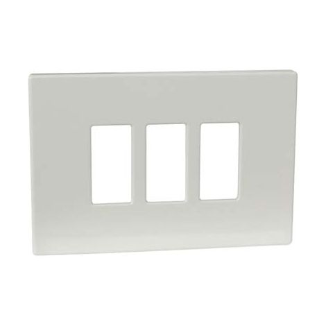 PLACCA COPRIFRUTTI VENUS MARLANVIL - RESINA AVORIO POSTI 3 MM 115X80- 20 pezzi