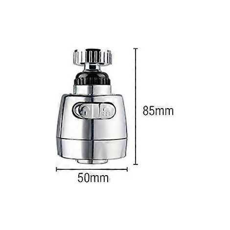 Pommeau de douche de cuisine, rotation à 360 degrés, protection anti-éclaboussures, buse à économie d'eau, 2-AquaForge (1/4)