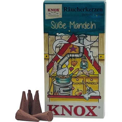Knox Räucherkerzen Weihnachtsbäckerei Süße Mandeln - 24 Stück