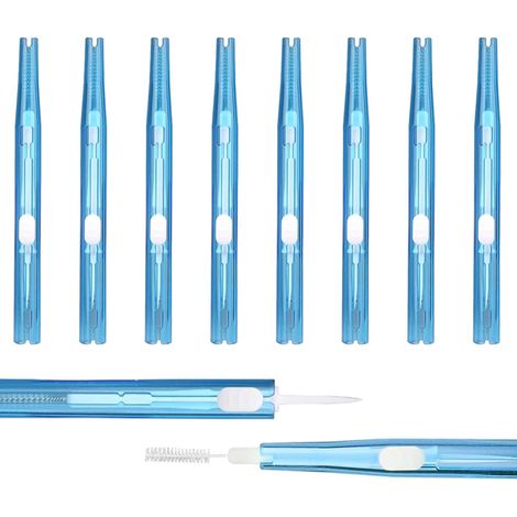Kit De Limpieza Para Teléfono - Cepillo Doble Cara Con Cerdas Antiatascamiento Y Gancho Para Puerto De Carga - 10 Unidades (1/5)
