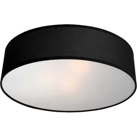 Plafonnier Alto Ø40 cm 3xE14 noir tissu Light Prestige (1/3)